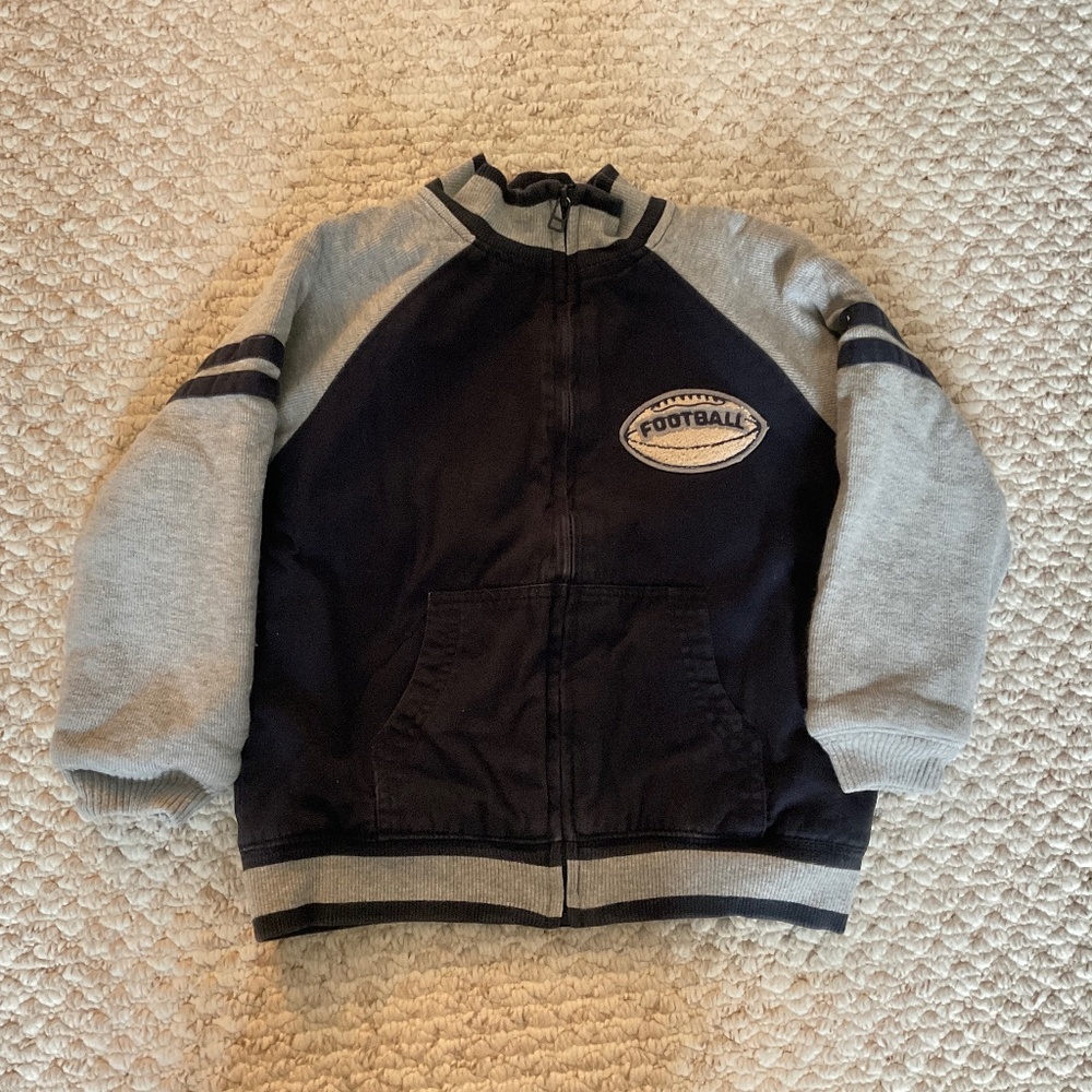 🏈 GYMBOREE boys varsity jacket - size 5/6